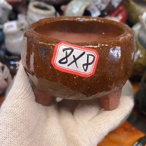 粗陶花盆手工花盆制作