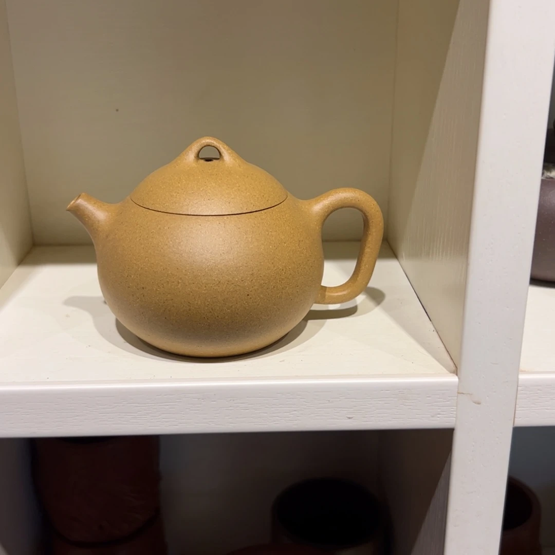 紫砂茶宠友***月文旦壶