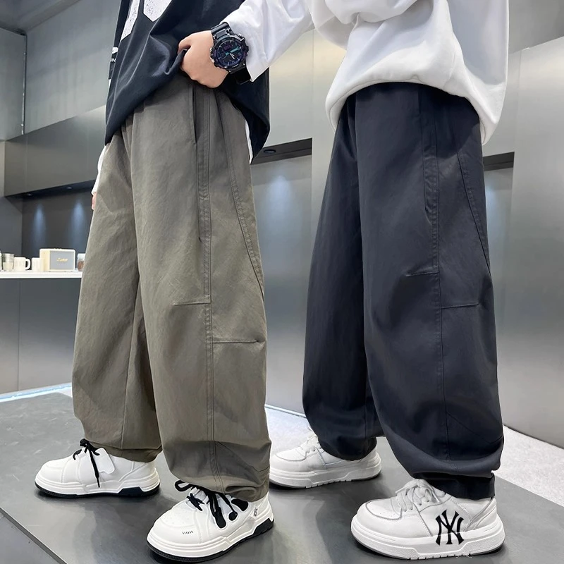 儿童装男童秋装裤子春秋款2025新款长裤卫裤中大童秋季男孩运动潮