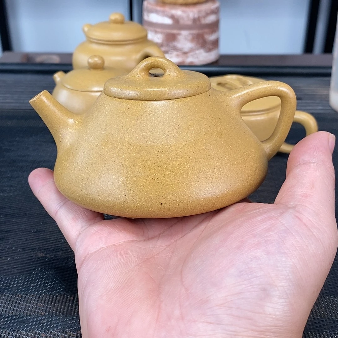 茶壶紫砂黄金段子冶容量250毫升