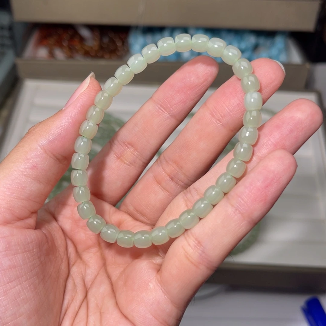 水晶手链未镶嵌和田018