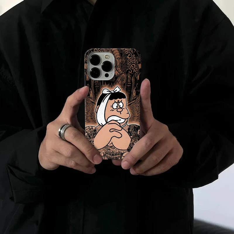 礼仪胖虎适用苹果17/16pro手机壳15promax个性14小众13创意