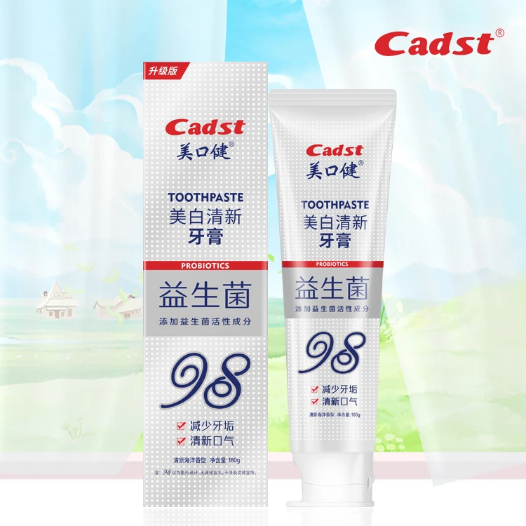 美口健美白清新益生菌牙膏