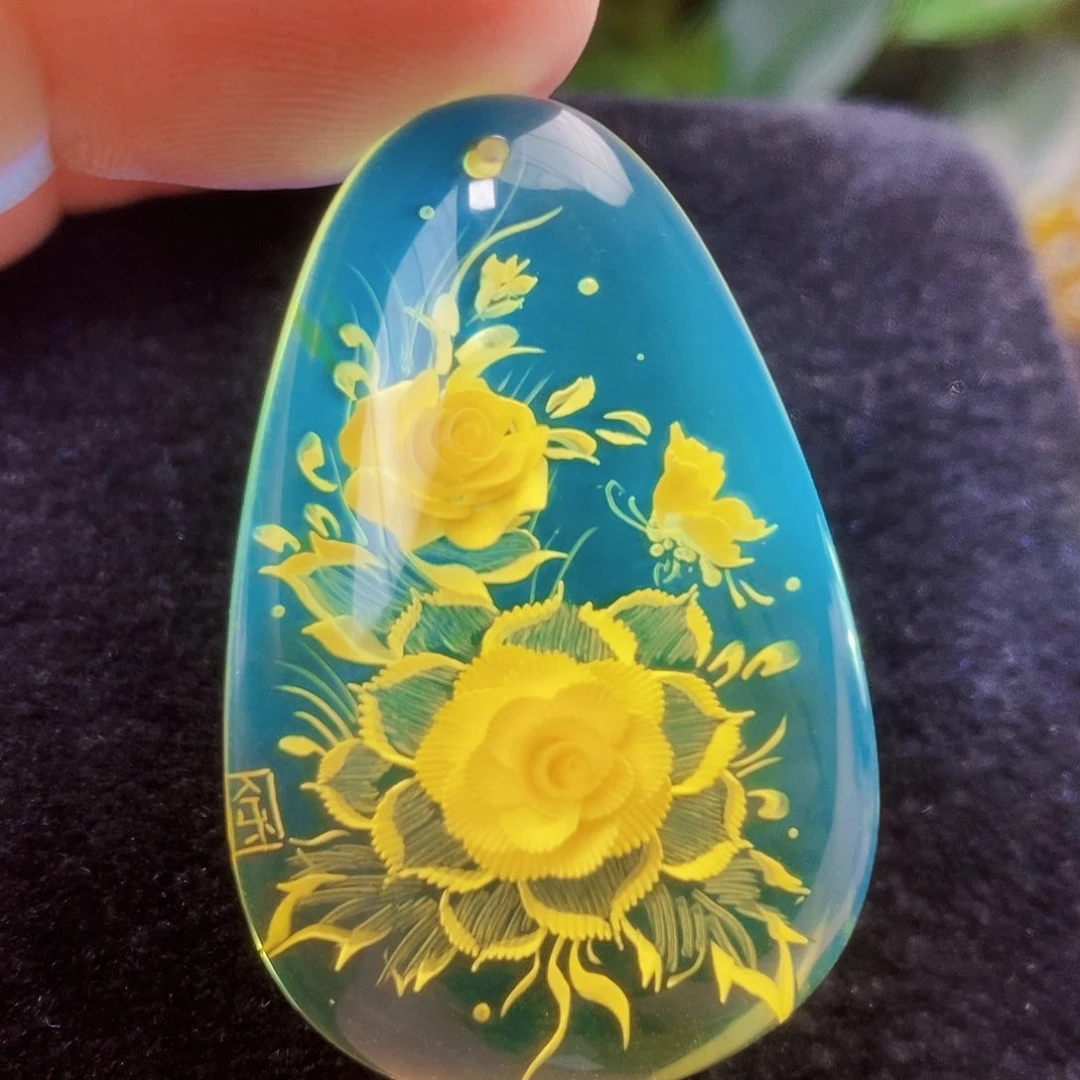 【闪购商品】金珀吊坠(不含链)未镶嵌