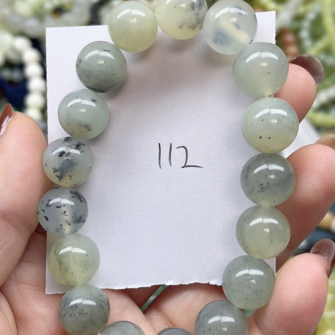 未镶嵌蛇纹石玉手链