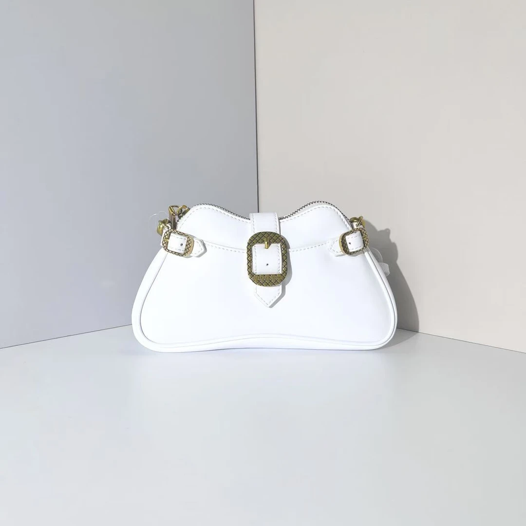 CHARLES&KEITH 20671498白色S女士单肩手提包-杨灬