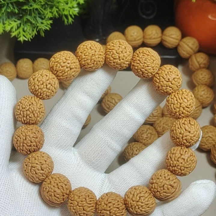 桃核手串?****?红皮荔枝