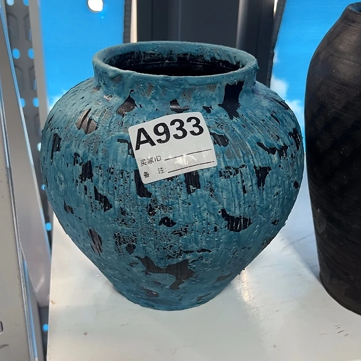 蓝色坛子高20口11默认打孔