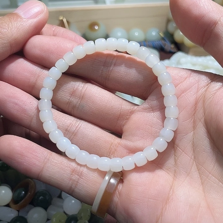 未镶嵌手链和田玉（白玉）