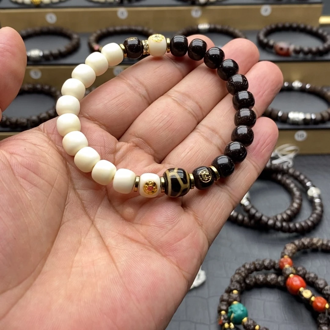 椰蒂手串原生态老型太极四标搭配款9❌8椰蒂➕白玉菩提