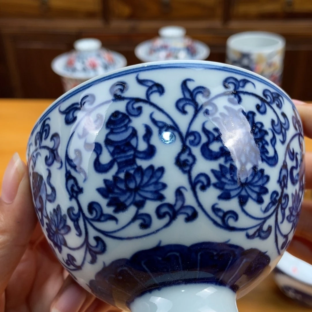 手绘现代茶具非古董