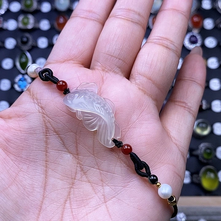 岫玉手链未镶嵌手链