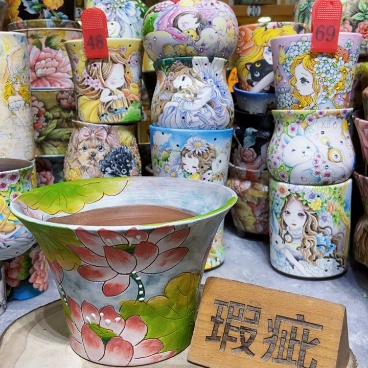 景德镇艺术手绘作品