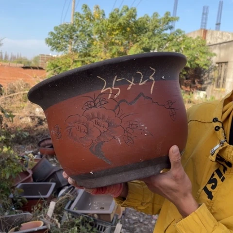 花盆紫砂特价特价包邮送