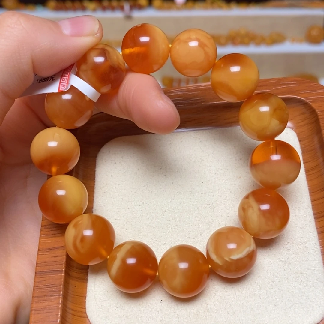 【闪购商品】未镶嵌蜜蜡手链手串