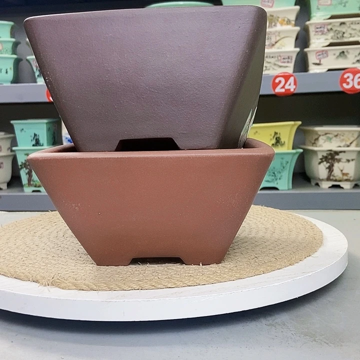 紫砂花瓶紫砂花盆