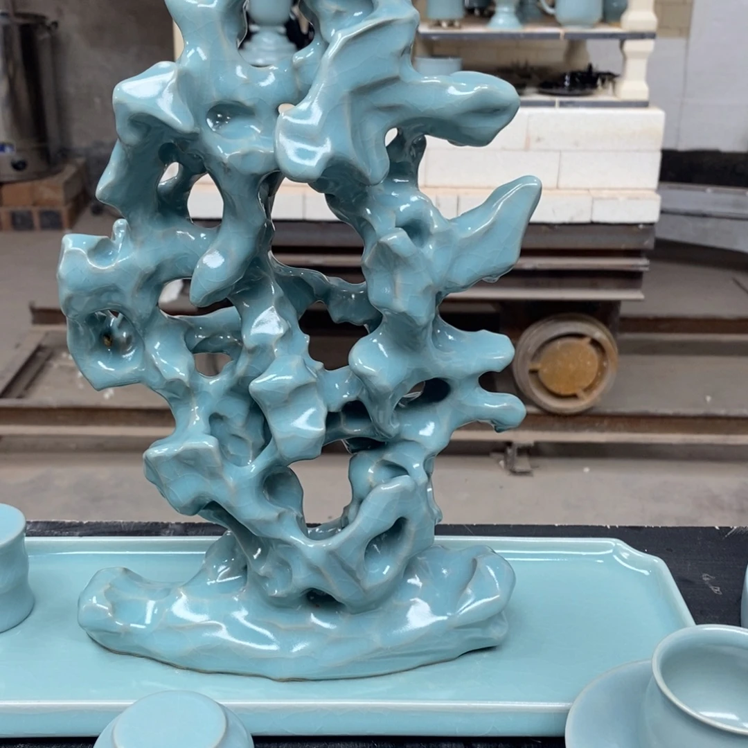 抱朴汝瓷仿古微瑕