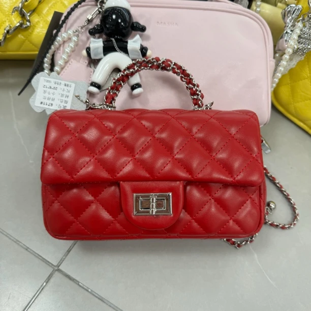 随家尾货【直播链接】小香风菱格链条包单肩斜挎便携式纯色包包