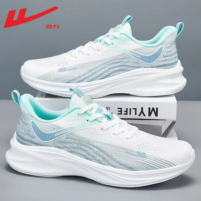 回力男鞋2025夏季新款百搭休闲网面透气运动鞋跑鞋厚底增高软底鞋