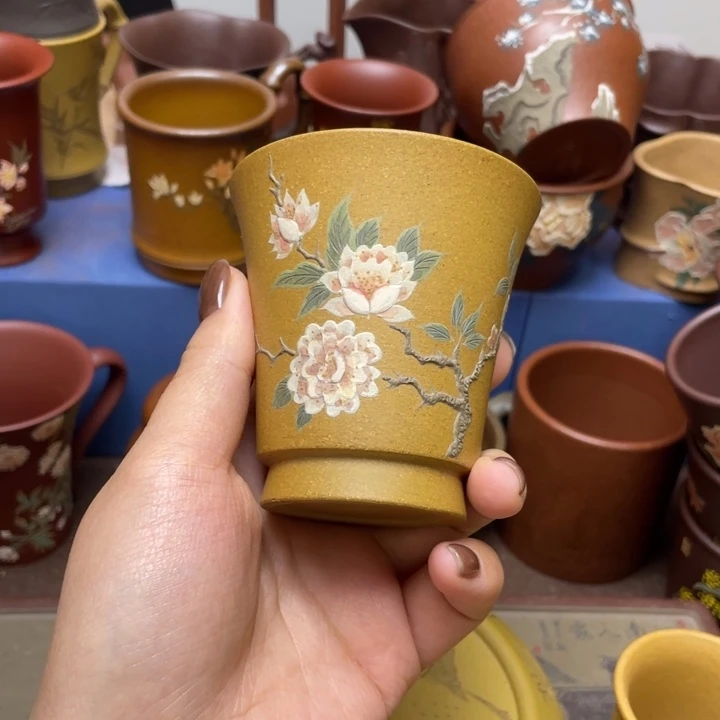 紫砂茶杯紫砂主人杯