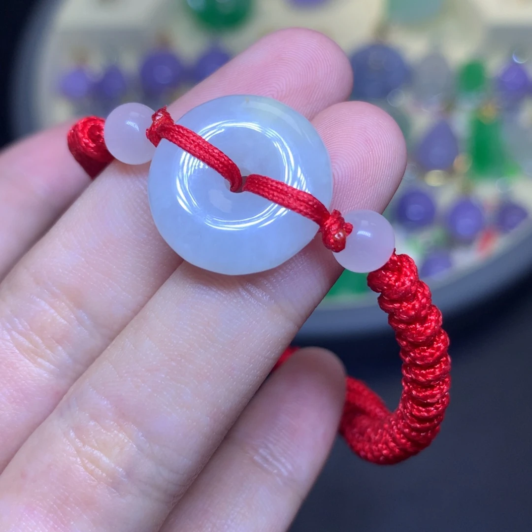 翡翠未镶嵌颈饰天然