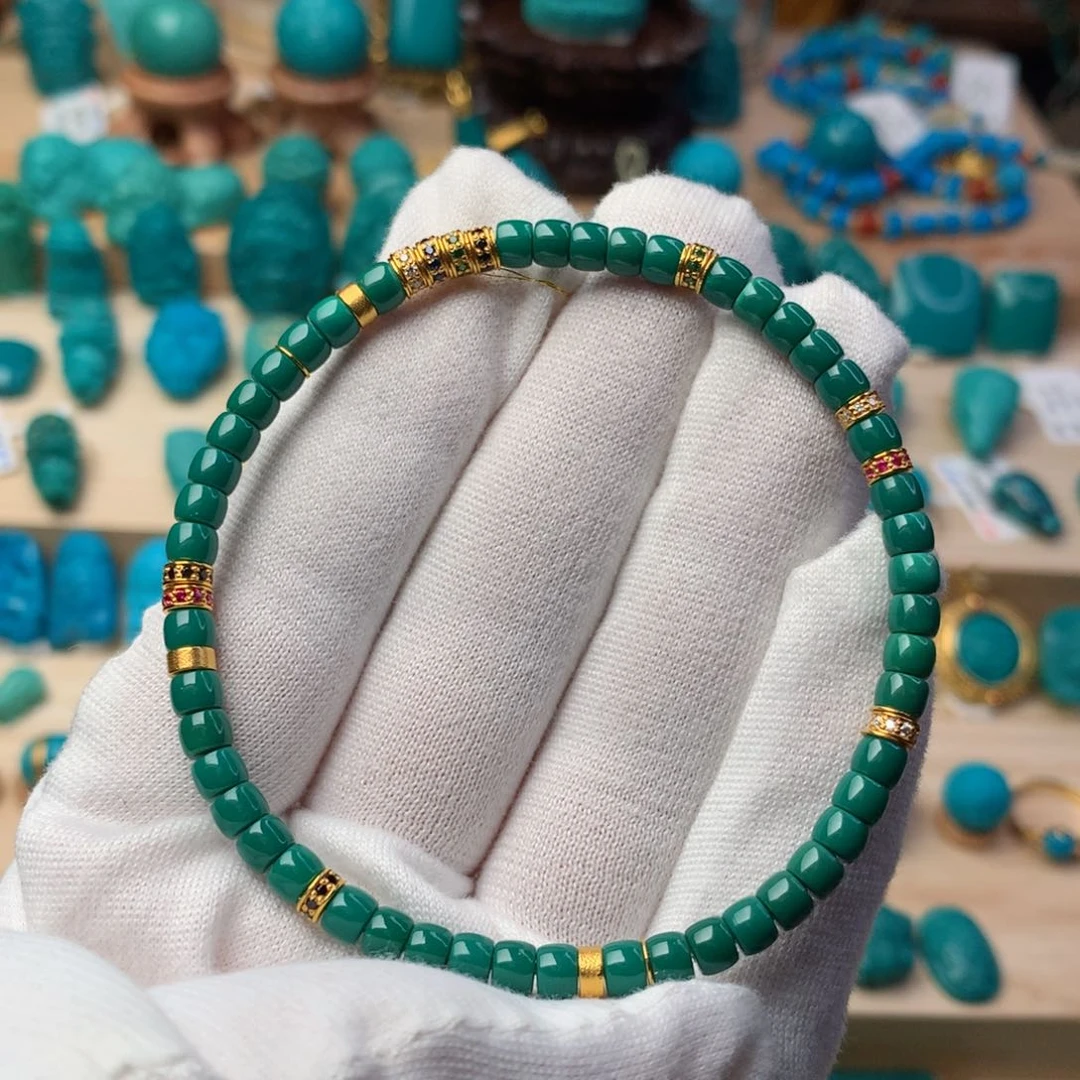 绿松石手串未镶嵌