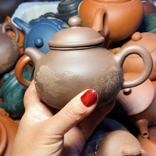 全手工制作宜兴紫砂壶