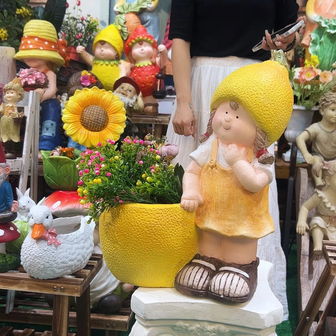 花园摆件红红火火