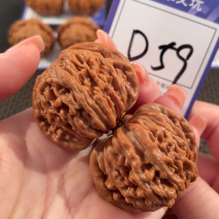 把件文玩核桃D59四座楼42