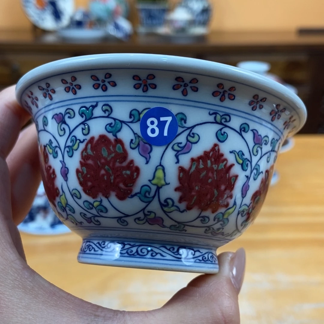 手绘现代茶具非古董