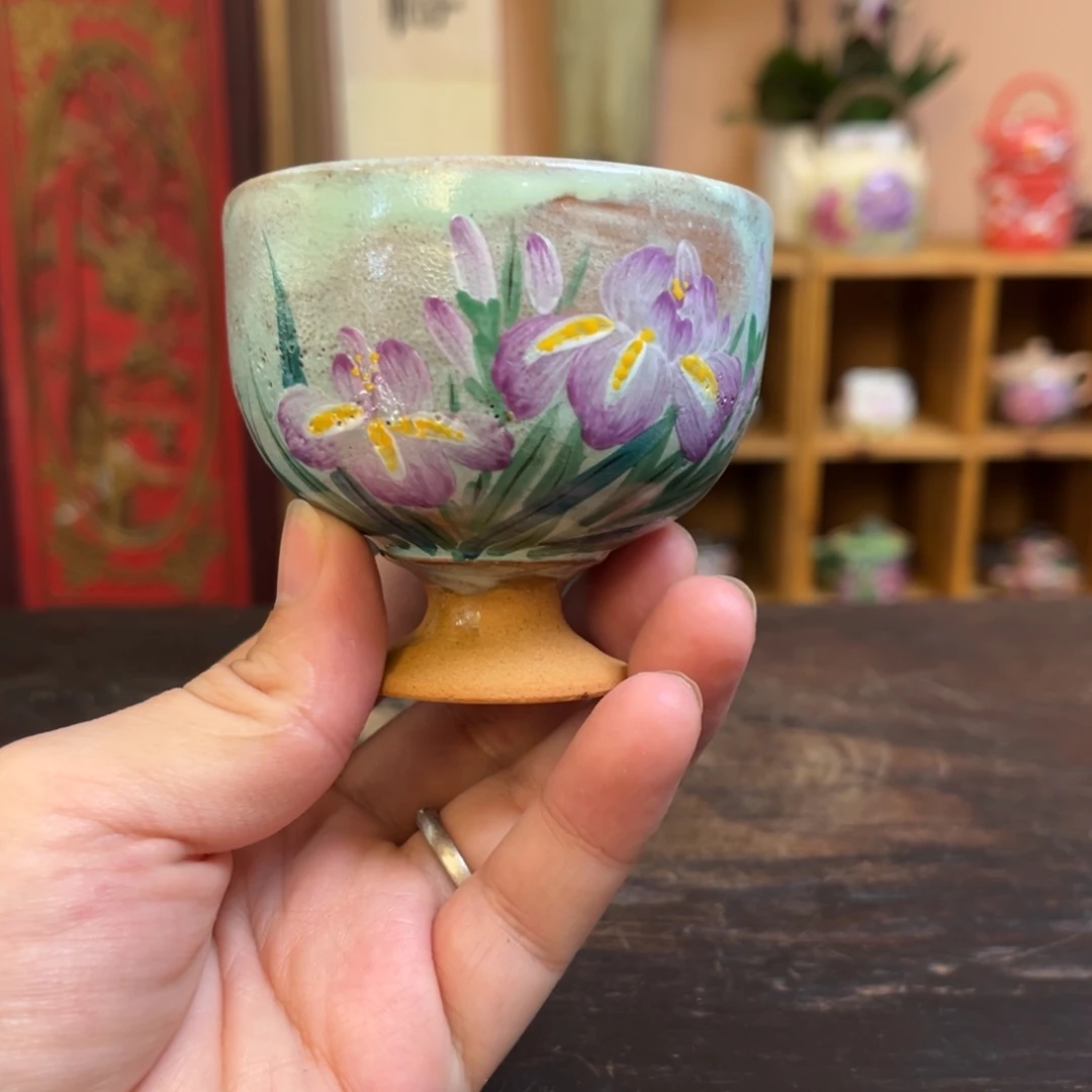 柴烧手工手绘陶瓷