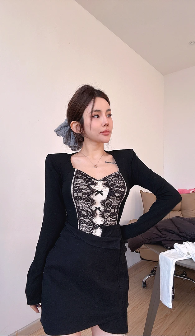 陈黛黛【Jennie宝贝】泡菜定制超高腰显瘦不规则包臀裙