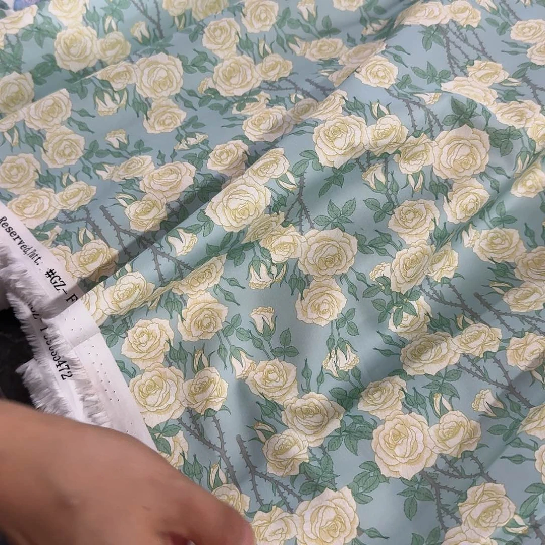 一米价纯棉60支加密贡缎1.5米宽D区