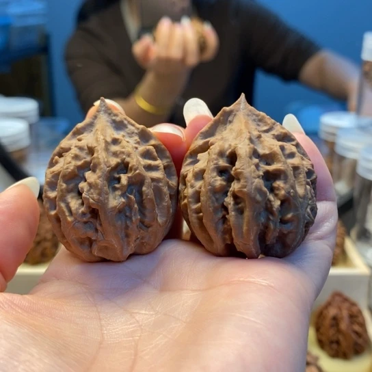 把件桃核金苹果楸子