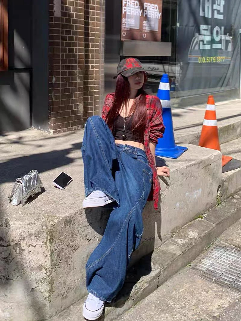 潮牌高品质爆款复古兰工装裤（码数偏大一个码）