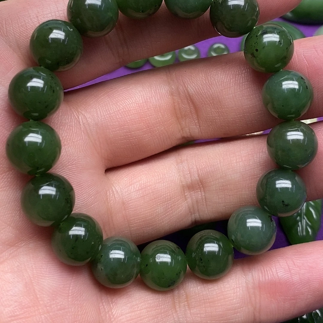 和田玉（碧玉）未镶嵌手串