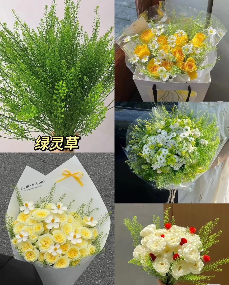 鲜花【配草大全】同地址两单及以上发顺丰或德邦+送配草