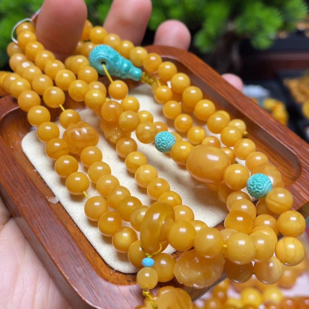 蜜蜡手链未镶嵌手串