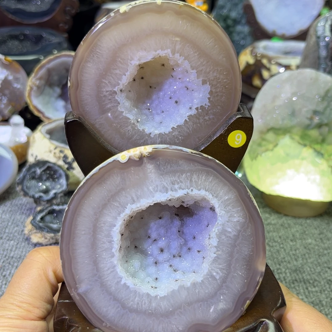 摆件紫晶未镶嵌水晶