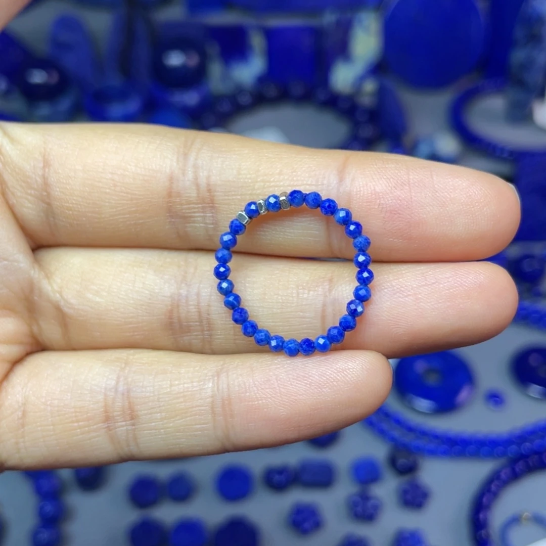 青金石未镶嵌2mm戒圈