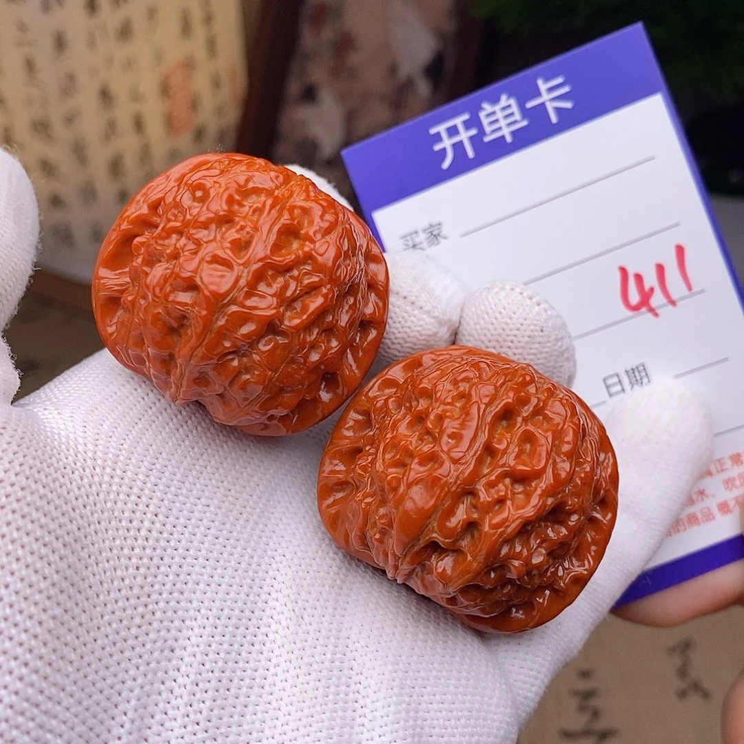 陌***人文玩核桃把件40血麒麟411