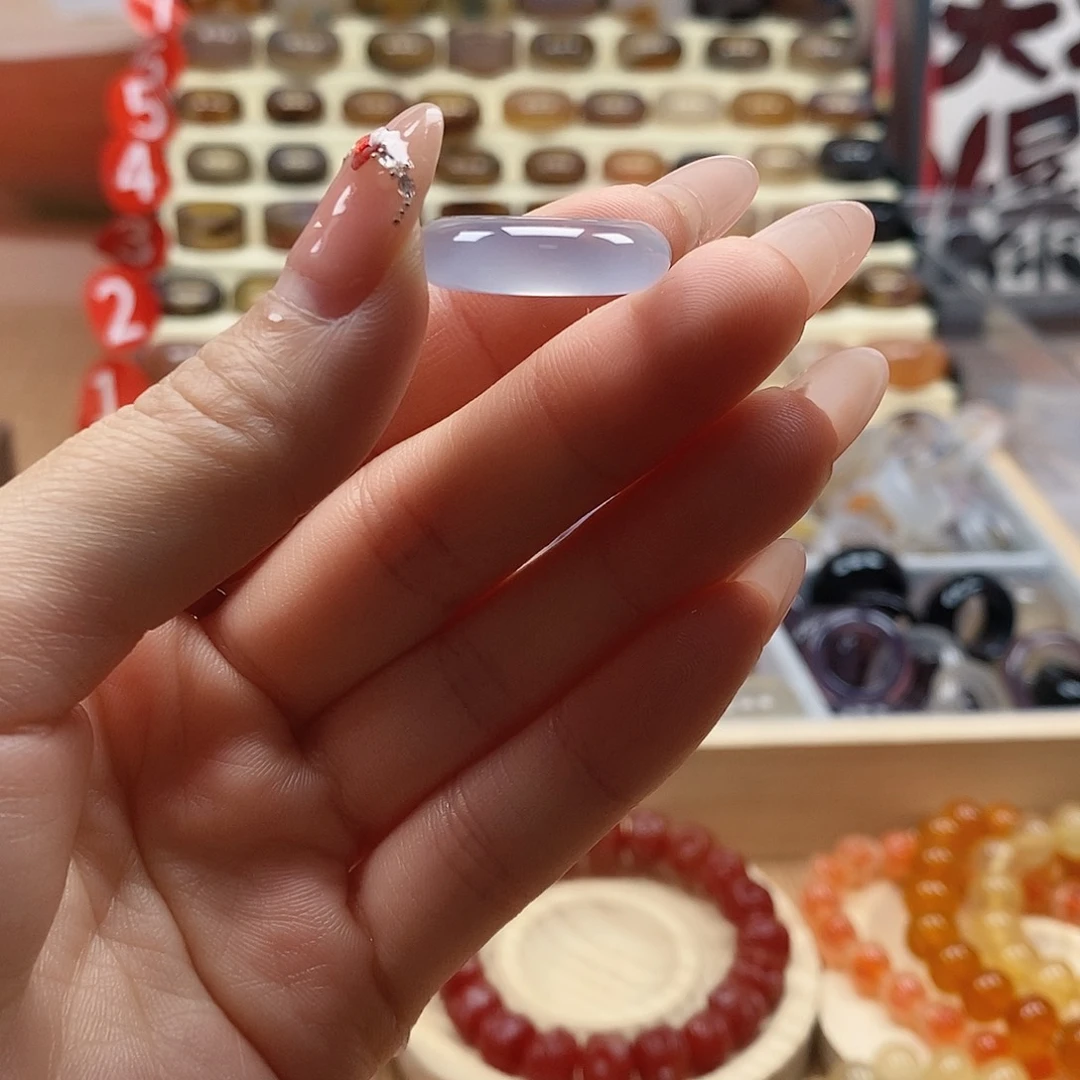 y***酱玛瑙/玉髓未镶嵌戒指