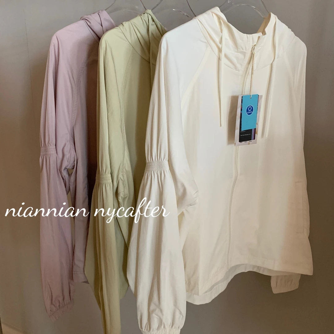 [春夏2025][含桑蚕丝]防晒服马卡龙凉感连帽防晒衣外套mi1953