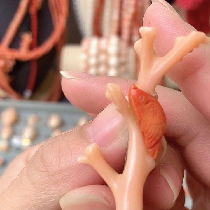 石英石纯铜红树杈