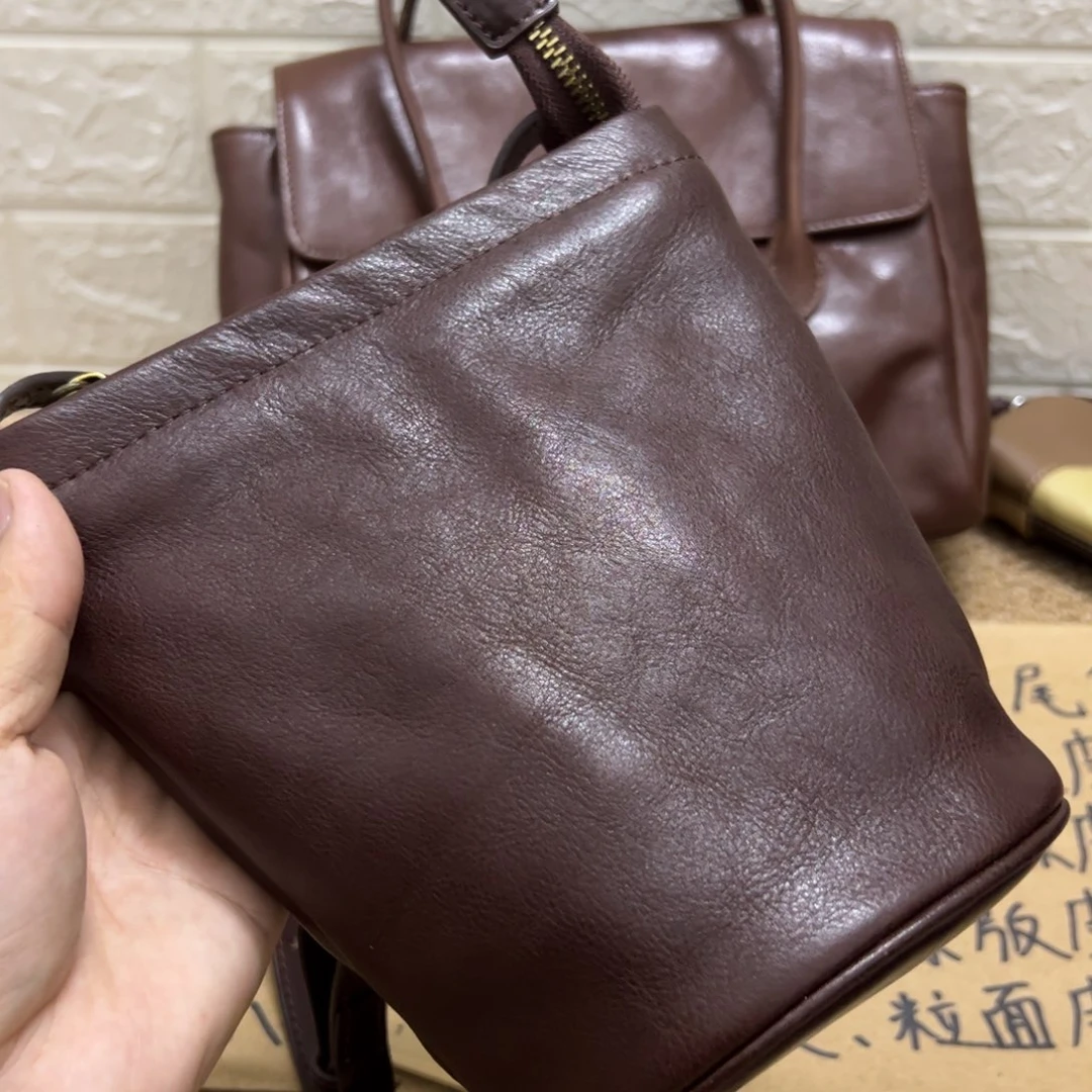 【闪购商品】头层牛皮啡色