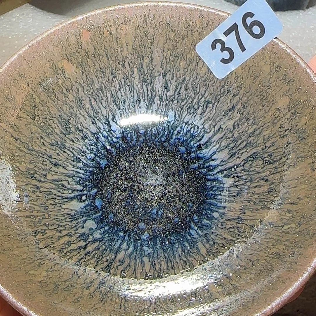 茶盏琢泥窑柴烧开窑