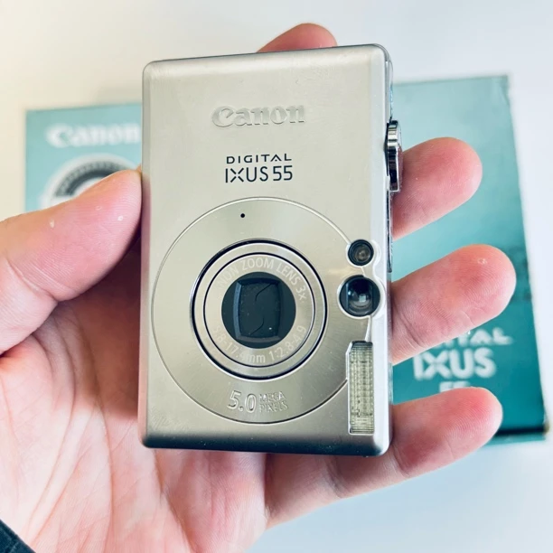 95新 Canon/佳能 ixus55箱说全500w像素出片奶油磨皮色彩感好