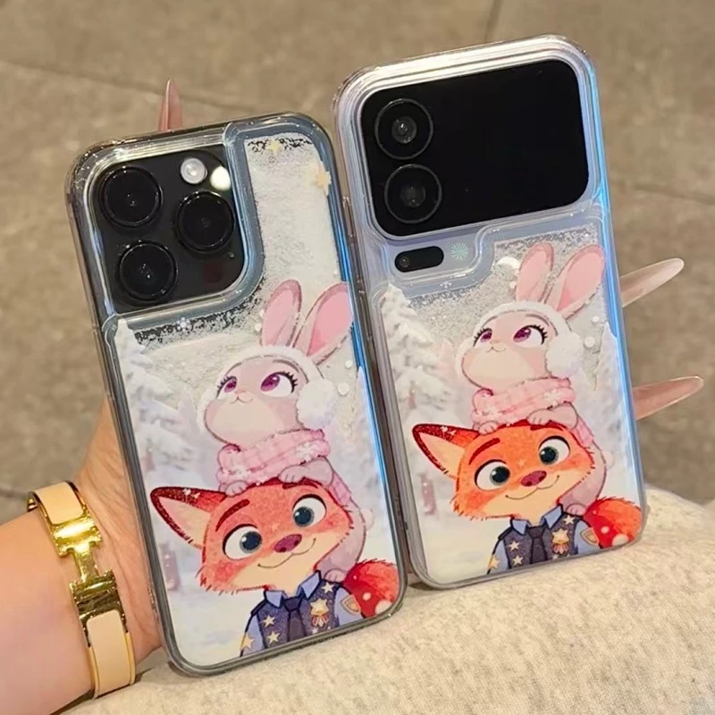 GGBond冬日朱迪尼克流沙手机壳15适用iPhone16小米17vivo华为oppo