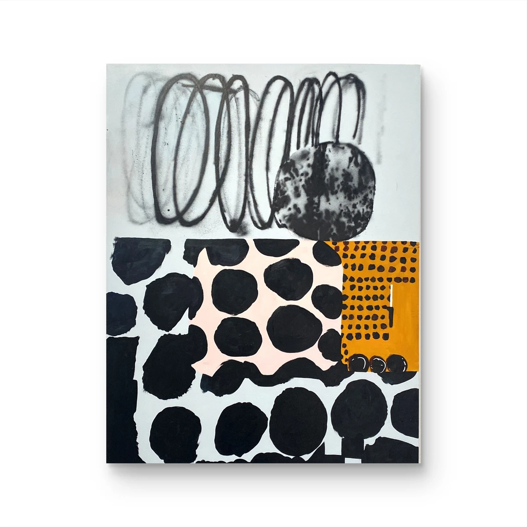 【凌乱线条】“75*100” No.1325 现代客厅玄关纯手绘装饰画