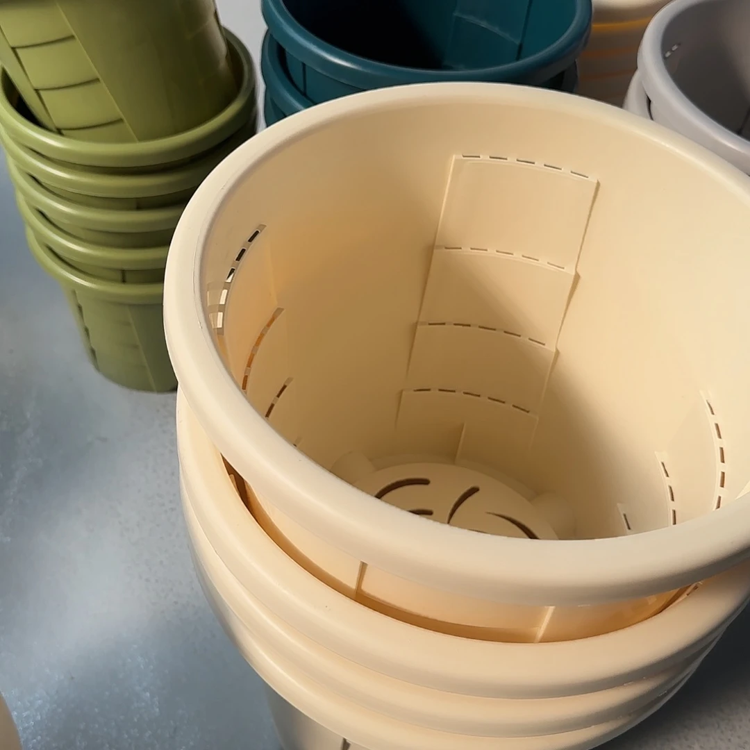 树脂测4带托4个，米黄，微瑕